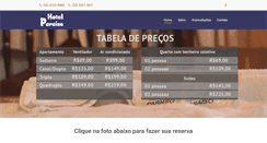 Desktop Screenshot of hotelparaisosm.com.br